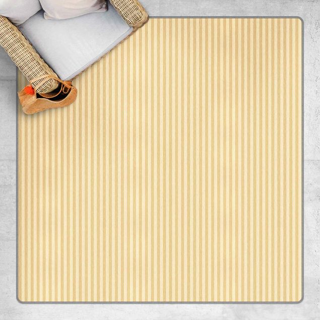 Teppich modern No.YK46 Streifen Gelb Beige