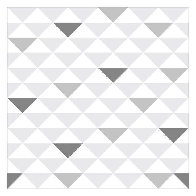 Tapeten weiß No.YK66 Dreiecke Grau Weiß Grau