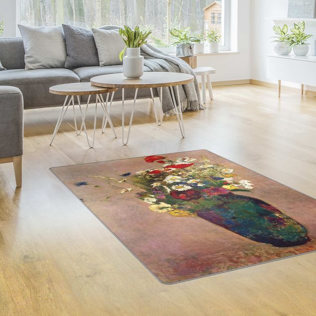 Teppiche Odilon Redon - Blumenvase mit Mohn