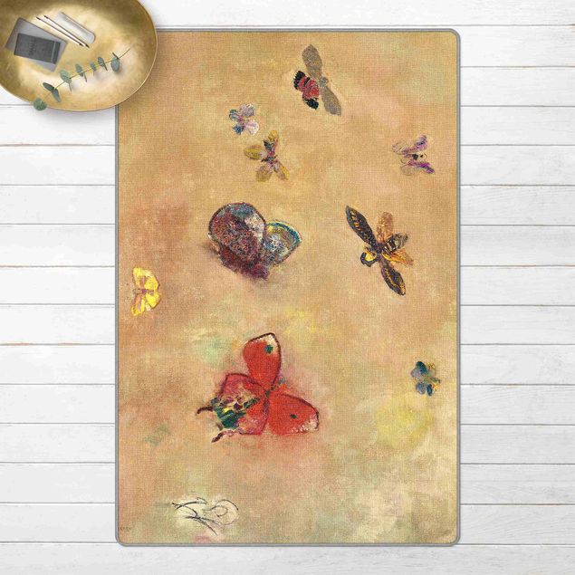Moderne Teppiche Odilon Redon - Bunte Schmetterlinge