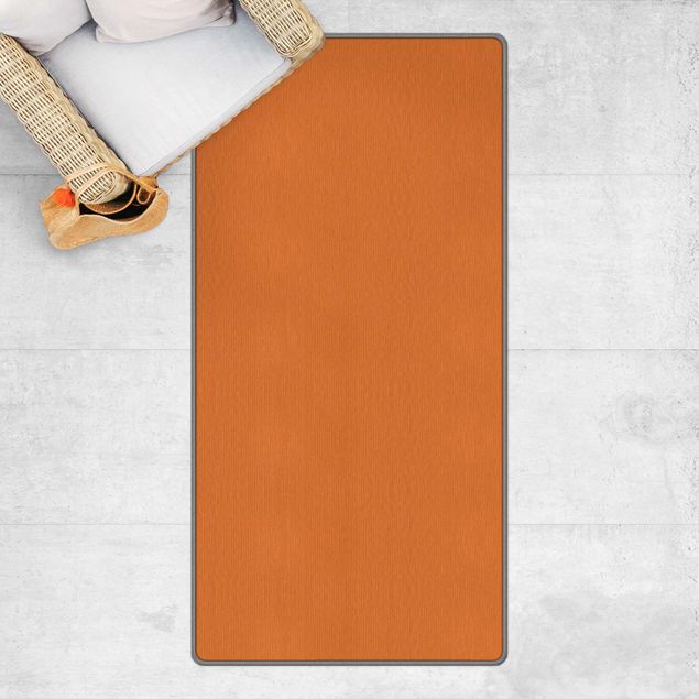 Moderner Teppich Orange