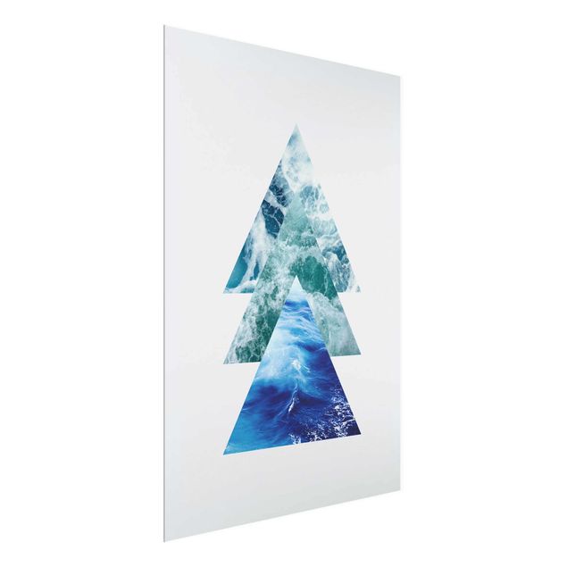 Wandbilder Ozean Dreiecke