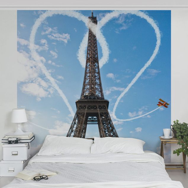 Tapete blau Paris - City of Love