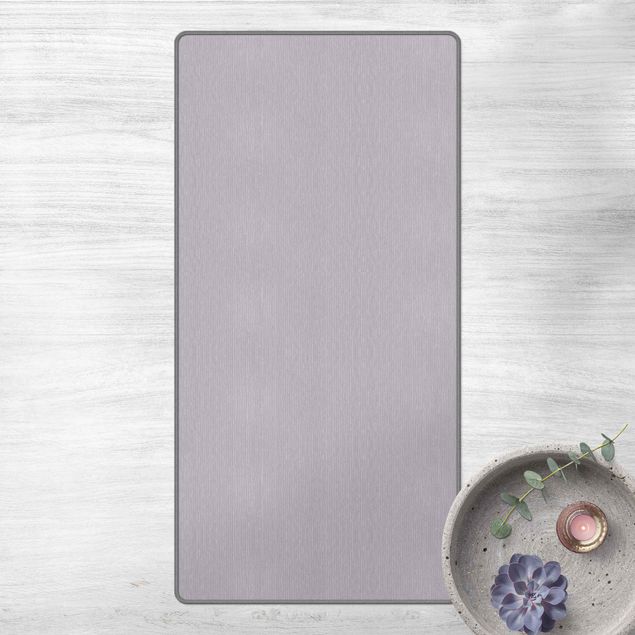 Moderner Teppich Pastell graues Violett
