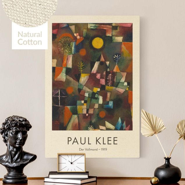 Leinwand Bilder XXL Paul Klee - Der Vollmond - Museumsedition