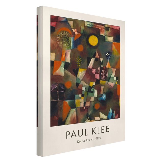 Leinwandbild Kunstdruck Paul Klee - Der Vollmond - Museumsedition