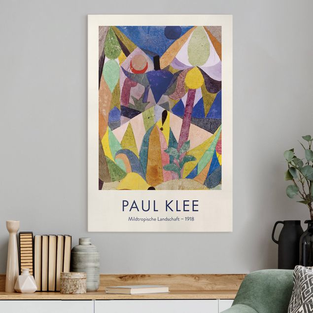 Leinwandbilder XXL Paul Klee - Mildtropische Landschaft - Museumsedition