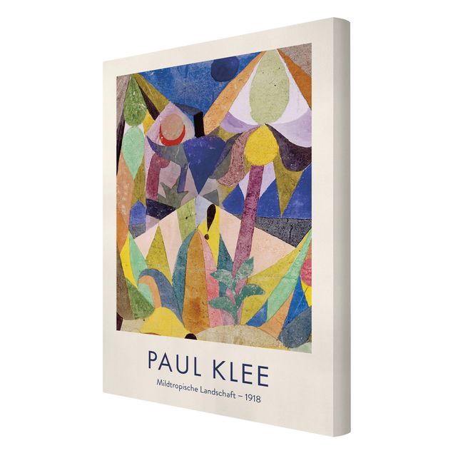 Paul Klee Kunstdrucke Paul Klee - Mildtropische Landschaft - Museumsedition