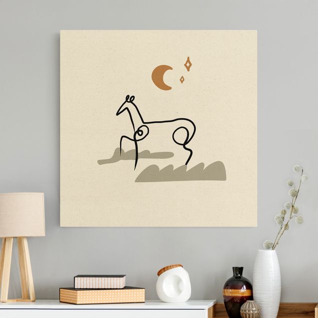 Wandbilder Tiere Picasso Interpretation - Das Pferd