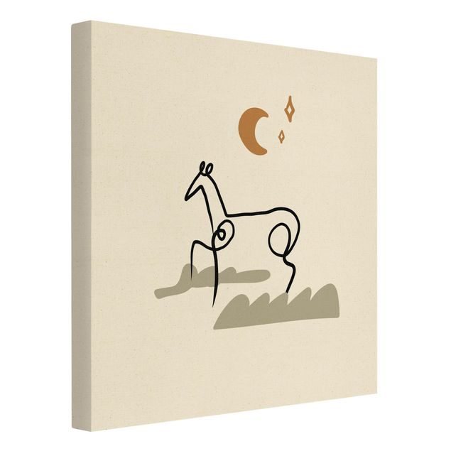 Schöne Leinwandbilder Picasso Interpretation - Das Pferd