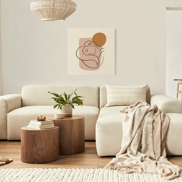 Wandbilder Wohnzimmer modern Picasso Interpretation - Tagträumen