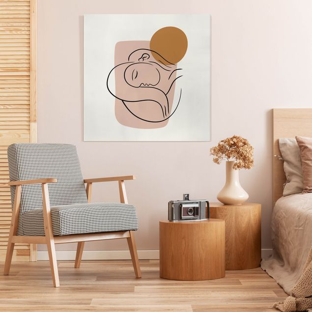 Wandbilder Wohnzimmer modern Picasso Interpretation - Tagträumen