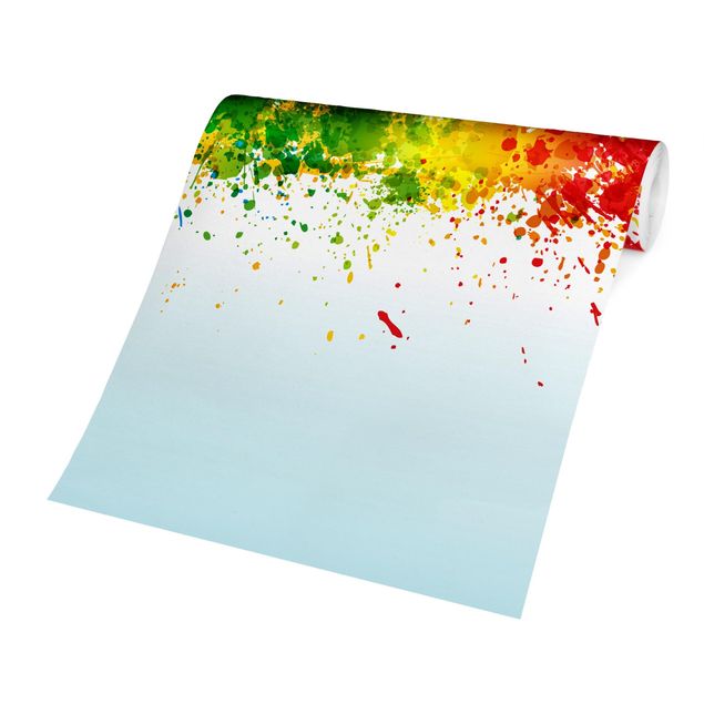 Moderne Tapeten Rainbow Splatter
