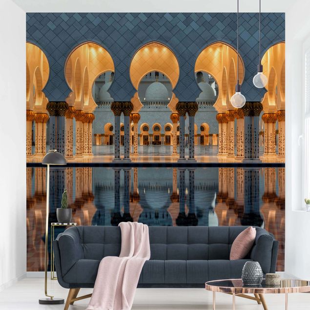 3D Tapeten Reflexionen in der Moschee