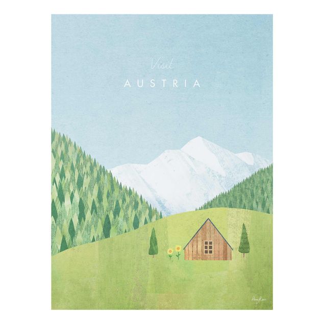 Wandbilder Reiseposter - Austria