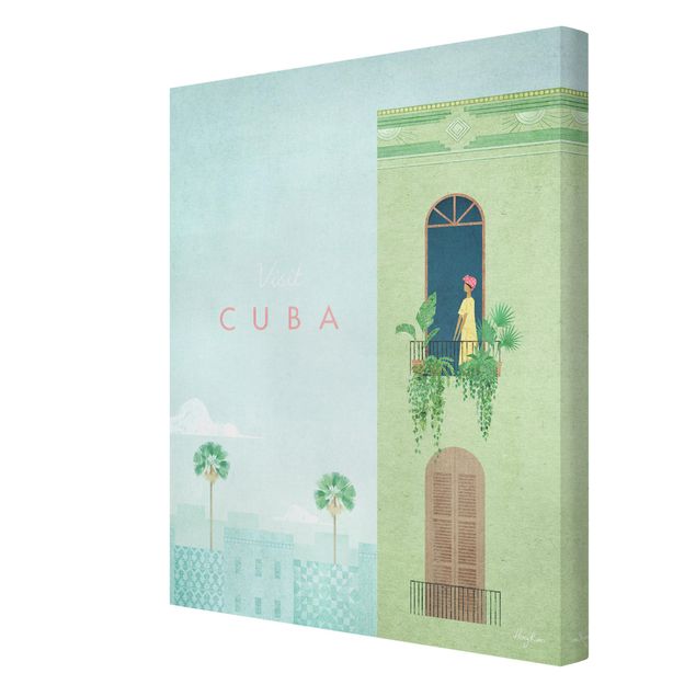 Leinwandbild - Reiseposter - Cuba - Hochformat 3:4