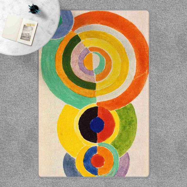 Teppich abstrakt Robert Delaunay - Rhythmus I