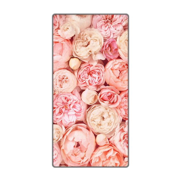 Teppiche groß Rosen Rosé Koralle Shabby
