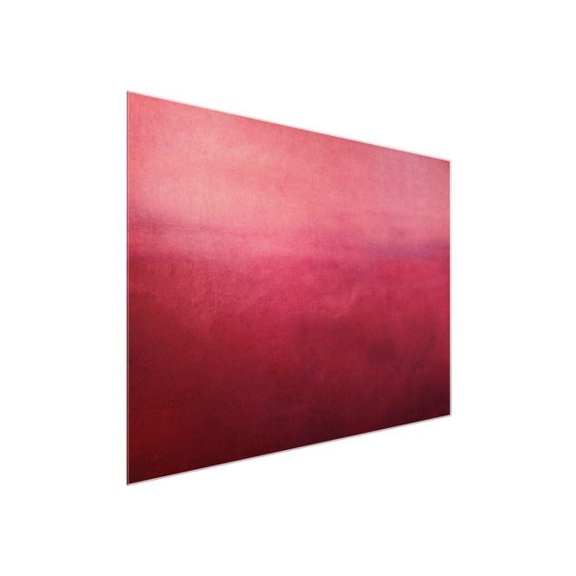Glasbilder Abstrakt Rote Wüste