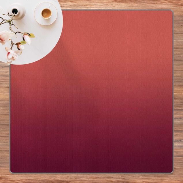 Teppich abstrakt Roter Farbverlauf