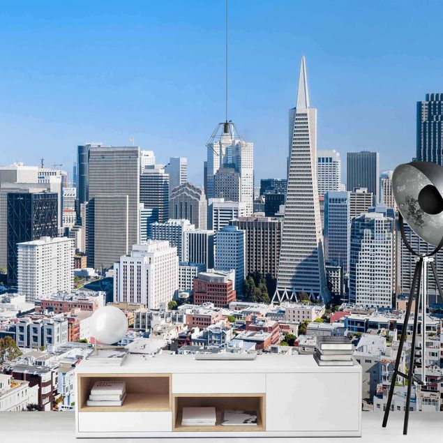 Wandtapete Design San Francisco Skyline