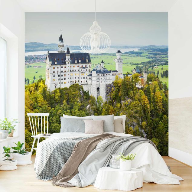 Fototapete Design Schloss Neuschwanstein Panorama