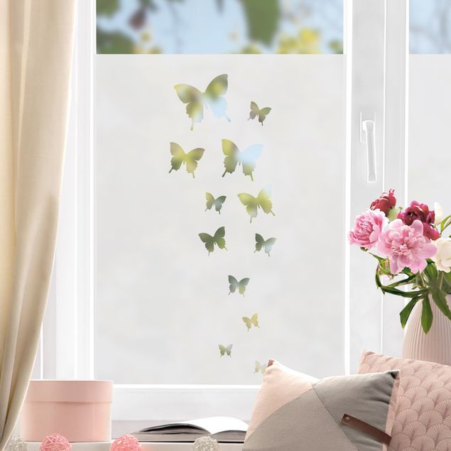 Fensterbild Tiere Schmetterlingsdeko II