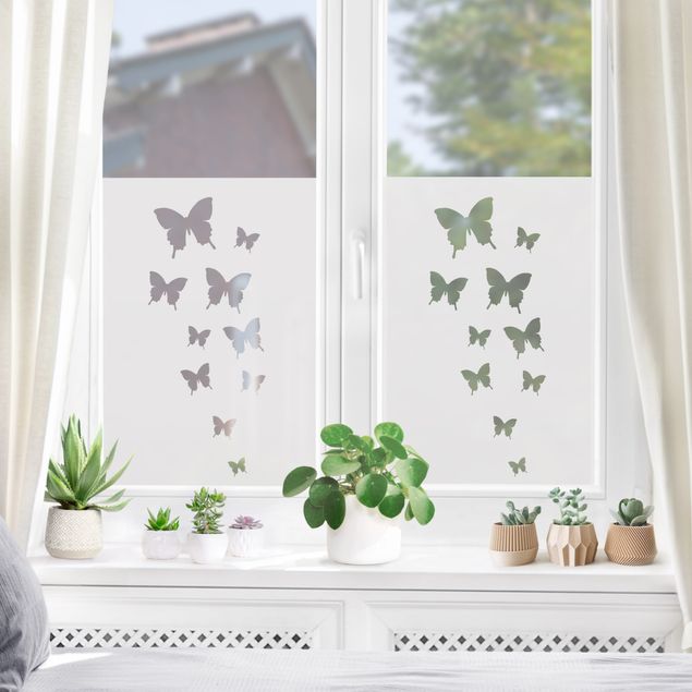 Folie für Fenster Schmetterlingsdeko II