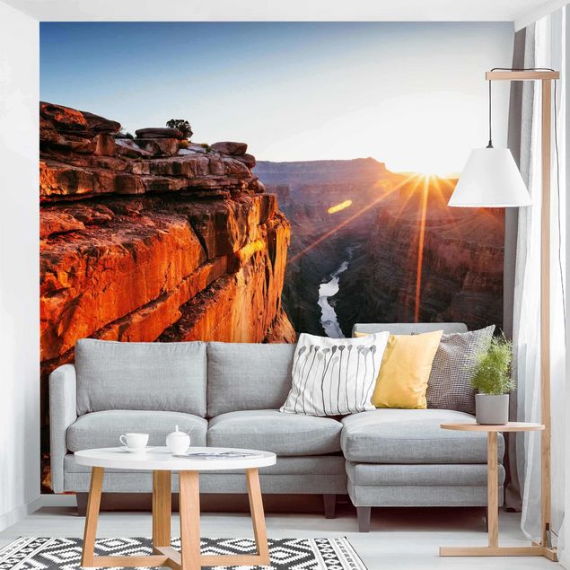 Fototapete Städte Sonne im Grand Canyon