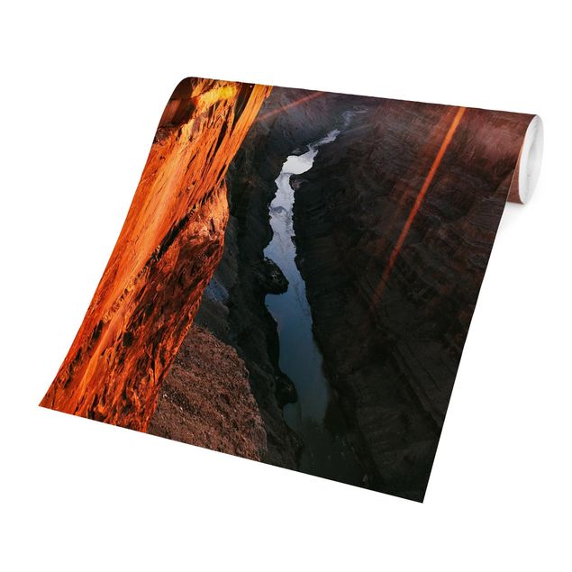 Fototapete Design Sonne im Grand Canyon