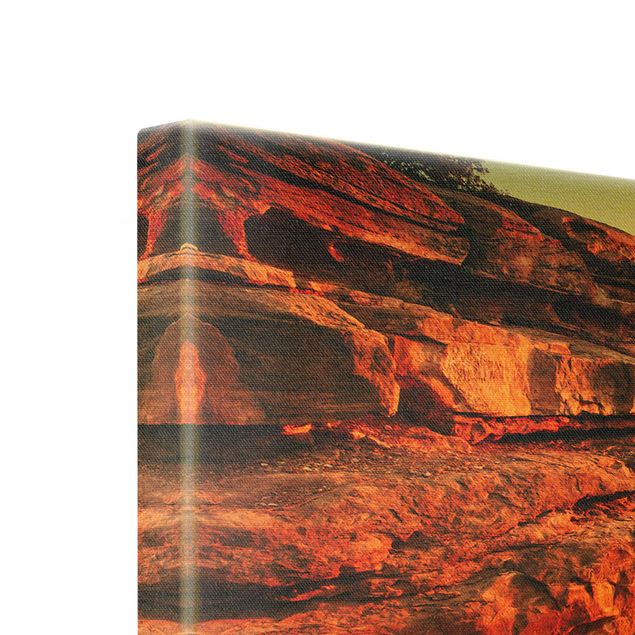 Bilder auf Leinwand Sonne im Grand Canyon