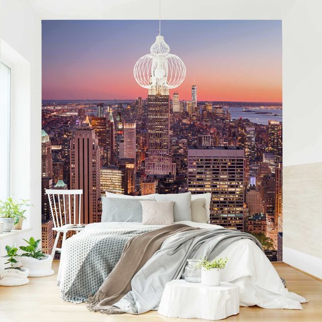 Design Tapete Sonnenuntergang Manhattan New York City