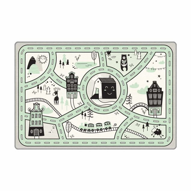 Große Teppiche Skandinavien - Die grüne Stadt