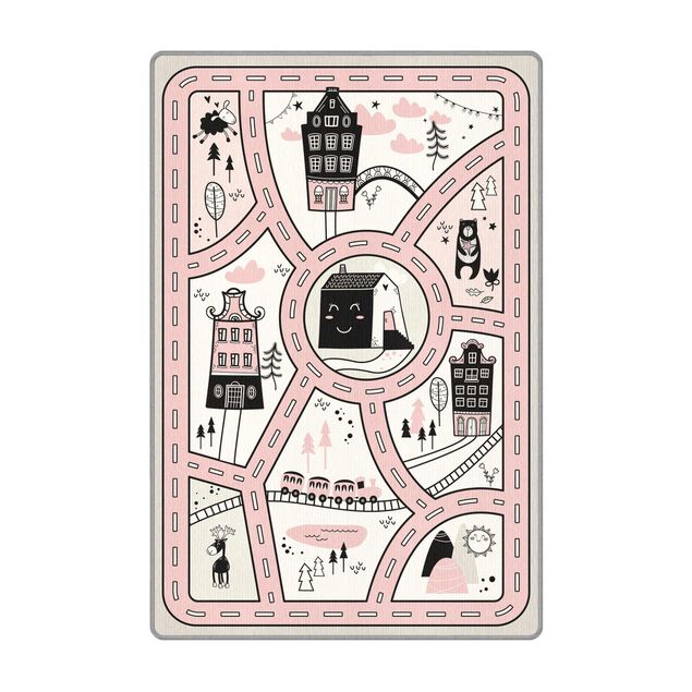 Große Teppiche Skandinavien - Die rosane Stadt
