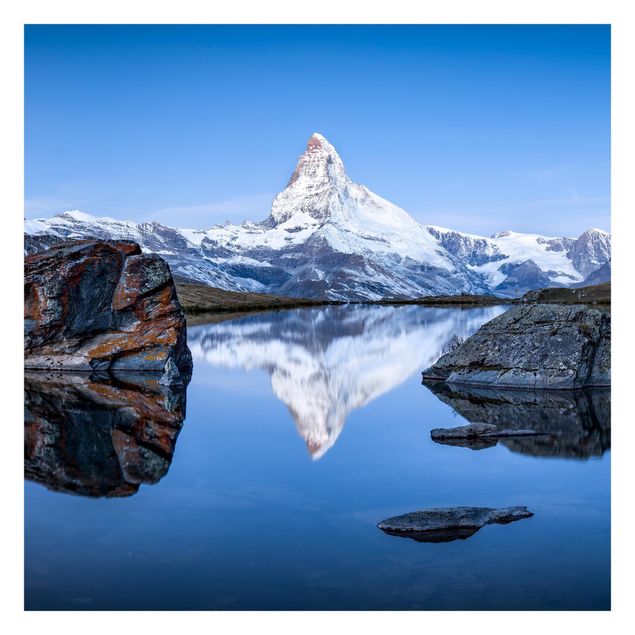 Fototapete Design Stellisee vor dem Matterhorn