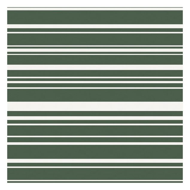 Design Tapete Streifen vor Grün