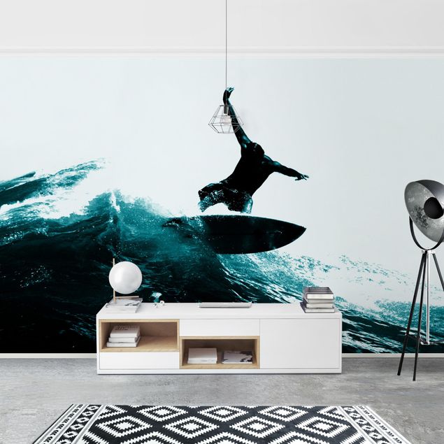 Design Tapete Surfing Hero
