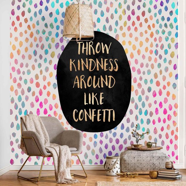 Tapete Throw Kindness Around Like Confetti