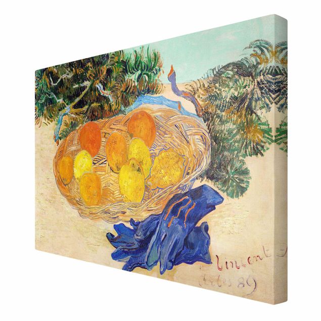 Leinwandbild - Van Gogh - Stillleben mit Orangen - Querformat 3:2