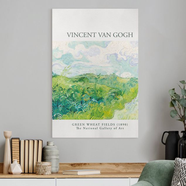 Leinwand Bilder XXL Van Gogh - Weizenfelder