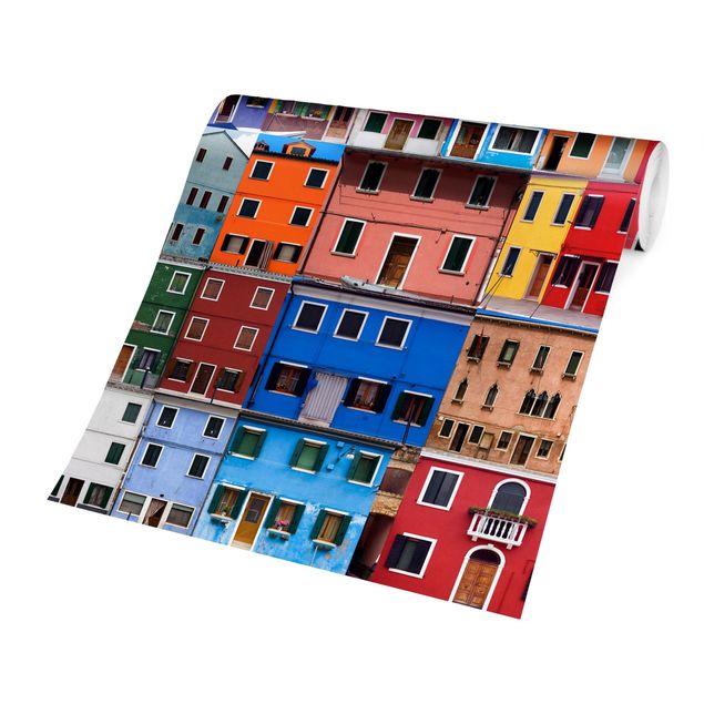 Wandtapete Design Venezianische Häuser