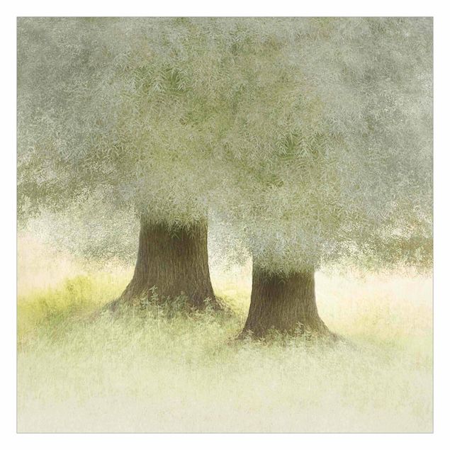 Fototapeten Verträumtes Baumpaar