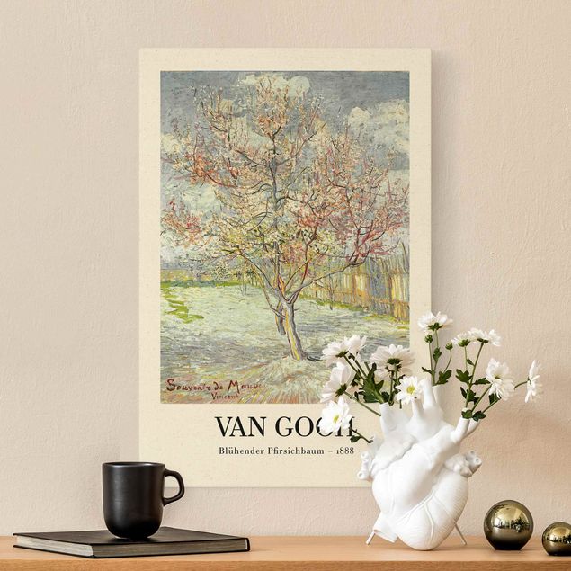 Kunstdrucke Impressionismus Vincent van Gogh - Blühender Pfirsichbaum - Museumsedition