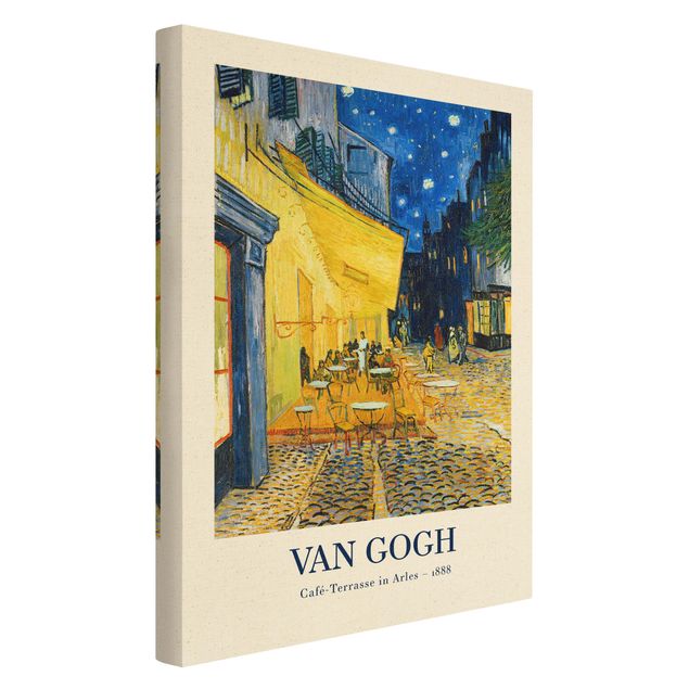 Leinwandbild Kunstdruck Vincent van Gogh - Café-Terrasse in Arles - Museumsedition