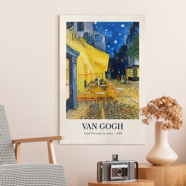 Leinwandbilder XXL Vincent van Gogh - Café-Terrasse in Arles - Museumsedition