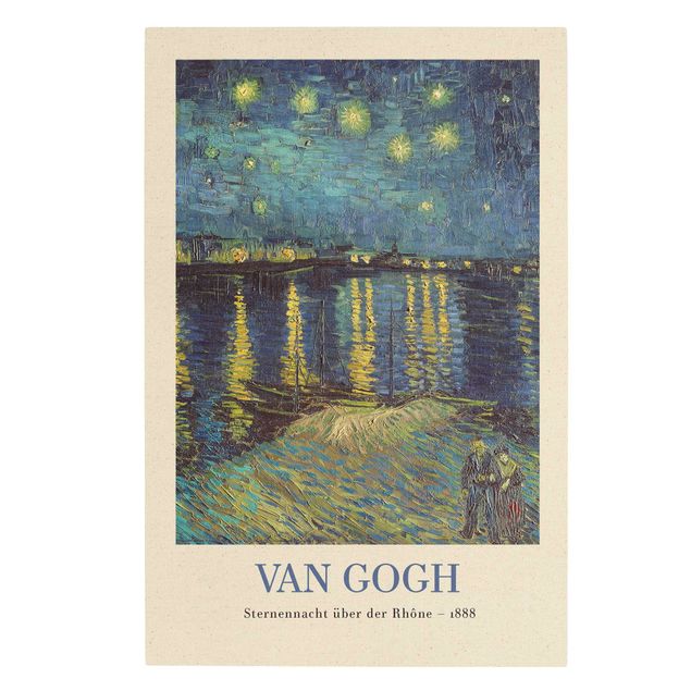 Kunstdrucke auf Leinwand Vincent van Gogh - Sternennacht - Museumsedition