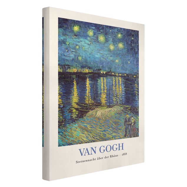 Kunstdruck Pointillismus Vincent van Gogh - Sternennacht - Museumsedition
