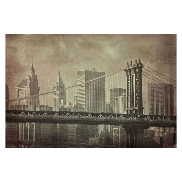 Fototapete Vintage New york City
