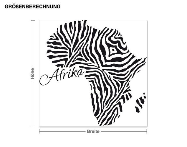 Wandsticker Geometrische Formen Afrika