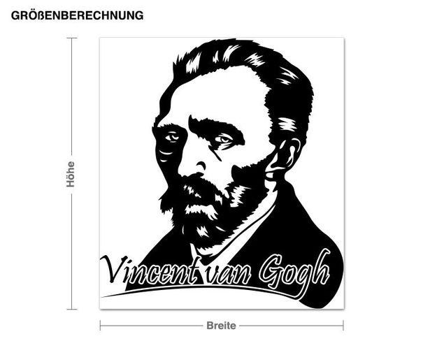Wandsticker Vincent van Gogh